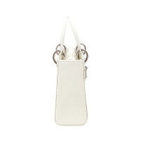 Christian Dior 2.55 aus Lackleder in Weiß