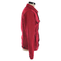 Guess Giacca/Cappotto in Cotone in Rosso