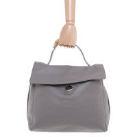 Bogner Handtasche aus Leder in Grau