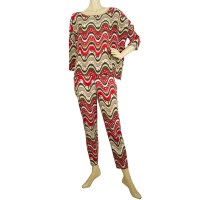 M Missoni top and trousers with pattern
