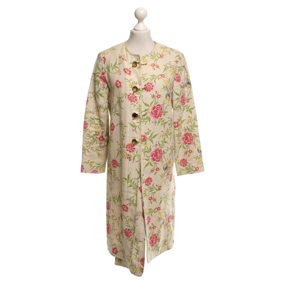 Marni Coat with a floral pattern