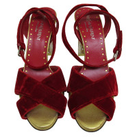 Yves Saint Laurent Sandals in Red