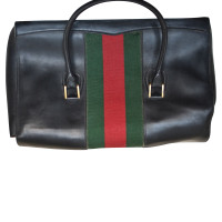 Gucci Travel bag Leather in Black