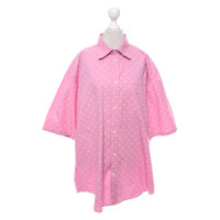 Balenciaga Oberteil aus Baumwolle in Rosa / Pink