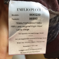 Emilio Pucci Manteau tricoté avec motif