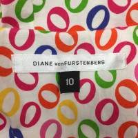 Diane Von Furstenberg Robe bandeau avec motif