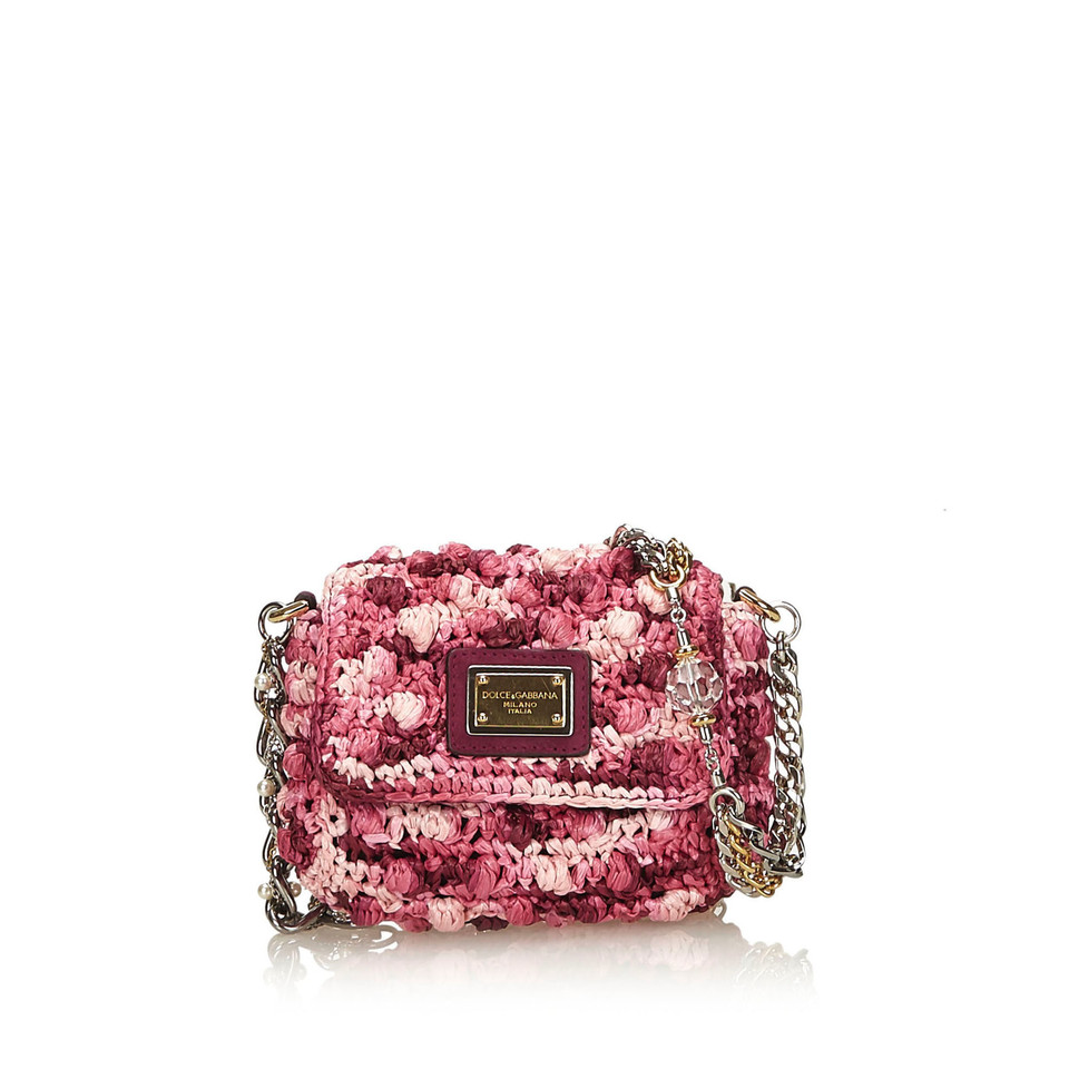 Dolce & Gabbana Knitted Crossbody Bag