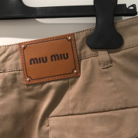 Miu Miu Shorts in Beige