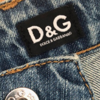 D&G Jupe en jean en look usé