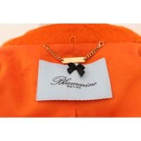 Blumarine Jacket/Coat Wool in Orange