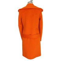 Blumarine Jacke/Mantel aus Wolle in Orange