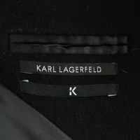 Karl Lagerfeld Mantel in Schwarz
