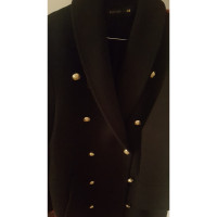 Balmain X H&M Jacke/Mantel aus Wolle in Schwarz