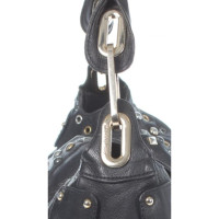 Jimmy Choo For H&M Handbag Leather in Black