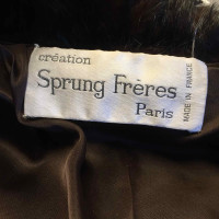Sprung Frères Paris Mink coat in brown