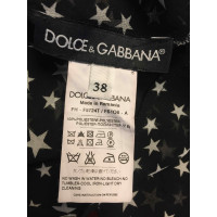 Dolce & Gabbana Blouse in zwart / wit