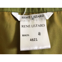 René Lezard Gonna a pieghe in verde
