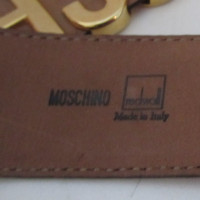 Moschino Rood logo riem