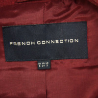 French Connection Cappotto in lana a Bordeaux