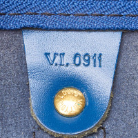 Louis Vuitton Keepall 50 Leer in Blauw