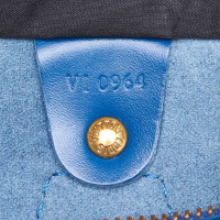 Louis Vuitton Speedy 30 aus Leder in Blau