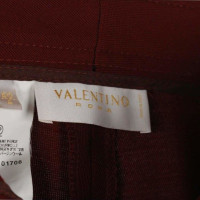 Valentino Garavani trousers in red wine