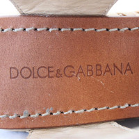 Dolce & Gabbana Sandali con tacco a zeppa