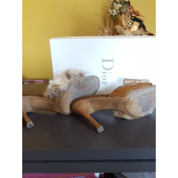 Christian Dior Mules with fur trim