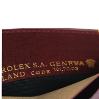 Rolex Karten-Etui in Bordeaux