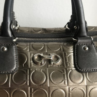 Salvatore Ferragamo  Melon en bronze 'Boston' Bag