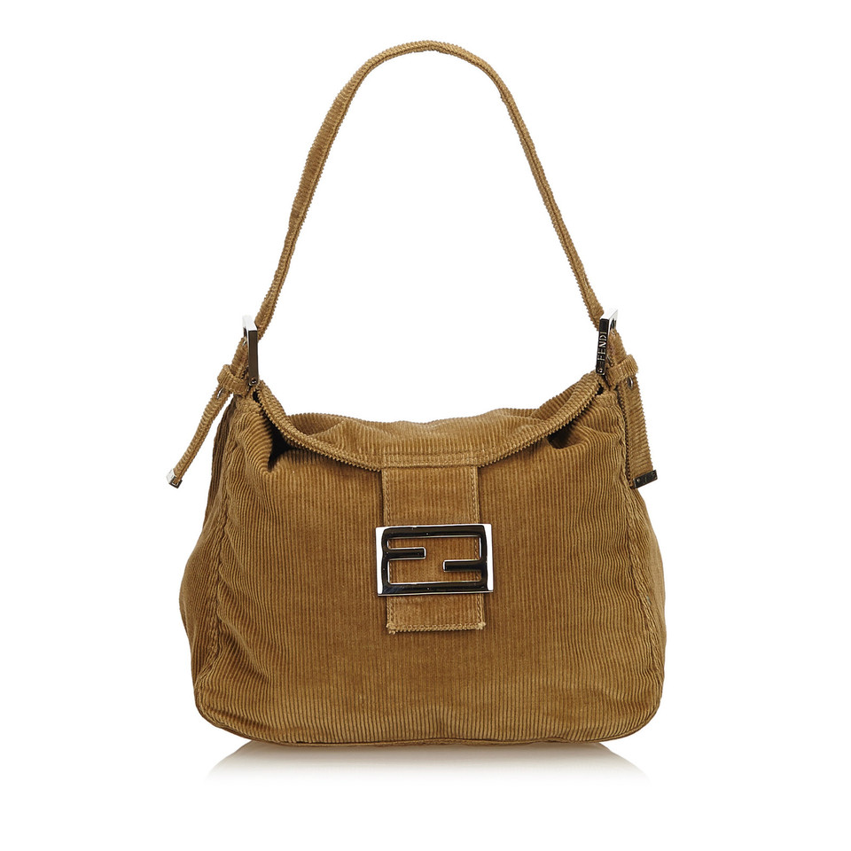 Fendi Schultertasche aus Cord