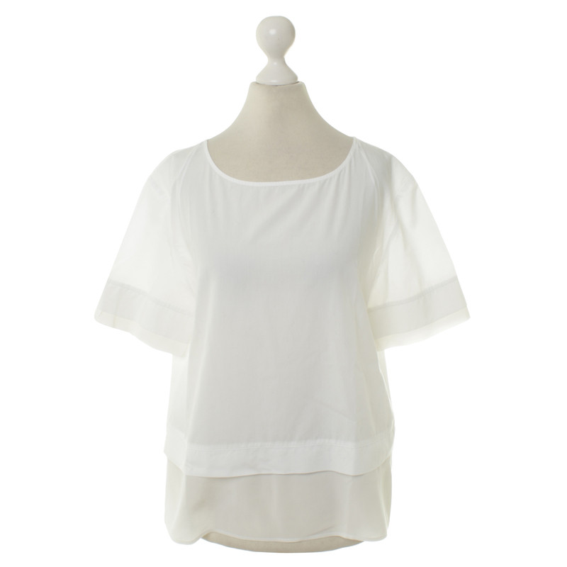 Van Laack Cotton blouse in white