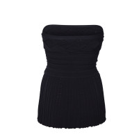 Chanel Bandeau-Top in Schwarz