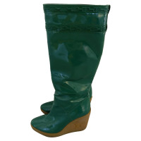 Céline Boots in Green