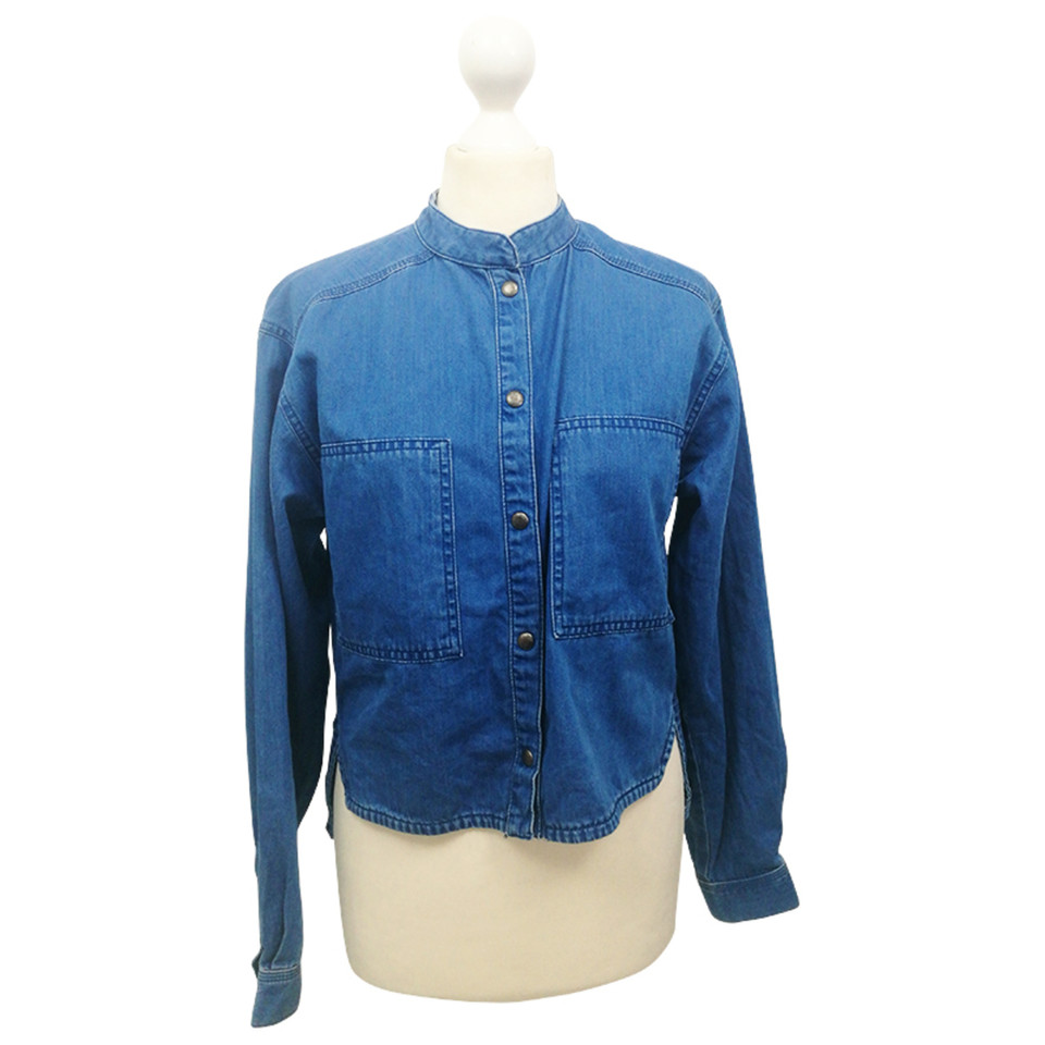 Bruuns Bazaar Jeansblouse in blauw