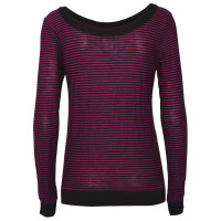 Sonia Rykiel Sweater in paars / zwart