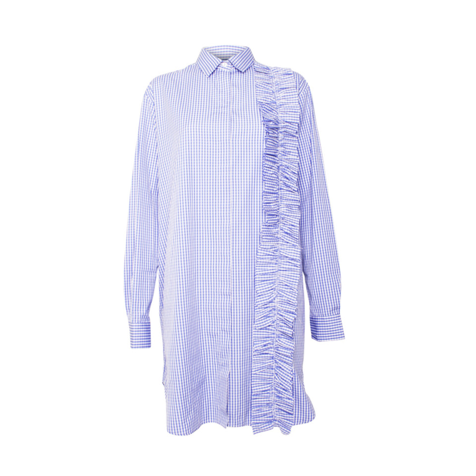 Msgm Robe en bleu / blanc