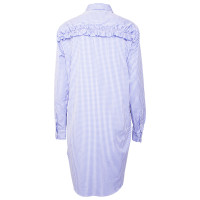 Msgm Robe en bleu / blanc