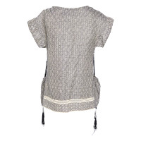 Iro T-shirt with weave pattern