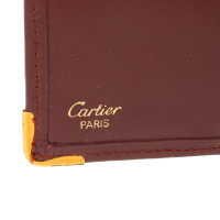 Cartier Bag/Purse Leather in Bordeaux