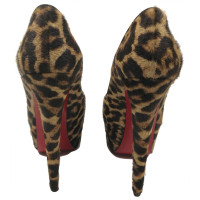 Christian Louboutin Plateau stilettos in animal design