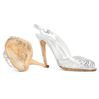 Sergio Rossi Slingbacks in metallic