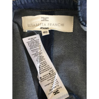 Elisabetta Franchi Ärmellose Jeansbluse