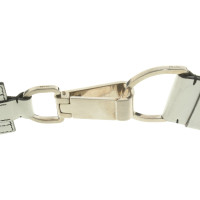 Prada Leather belt in white