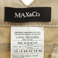 Max & Co Katoenen broek in beige