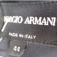 Giorgio Armani Fluwelen blazer uitgewerkt schouders