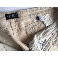 Armani Jeans Pantaloni di lino beige