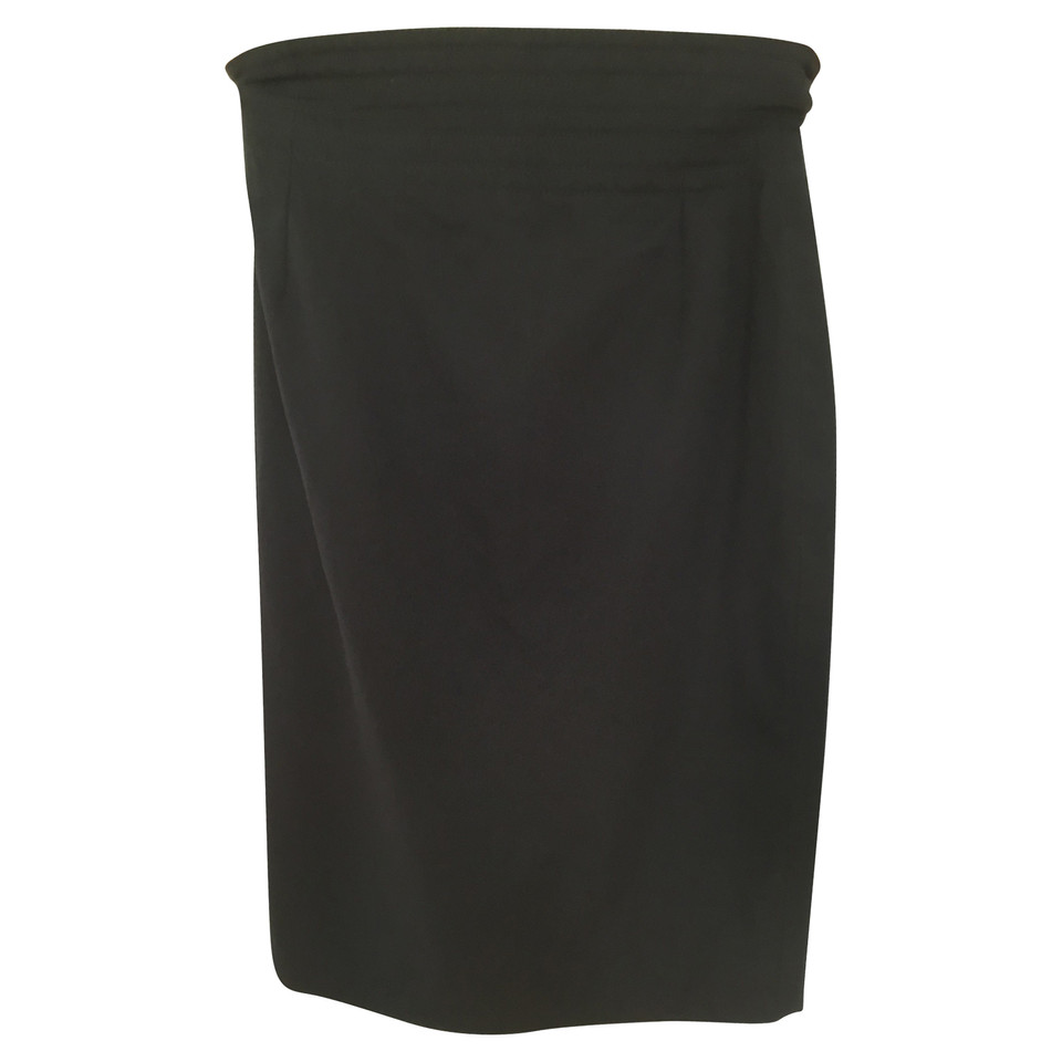Versace Skirt Wool in Black