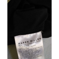 Karen Millen One-Shoulder-Top in Schwarz