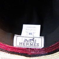 Hermès Cappello di paglia in multicolor